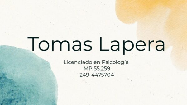 Lic. Tomás Lapera