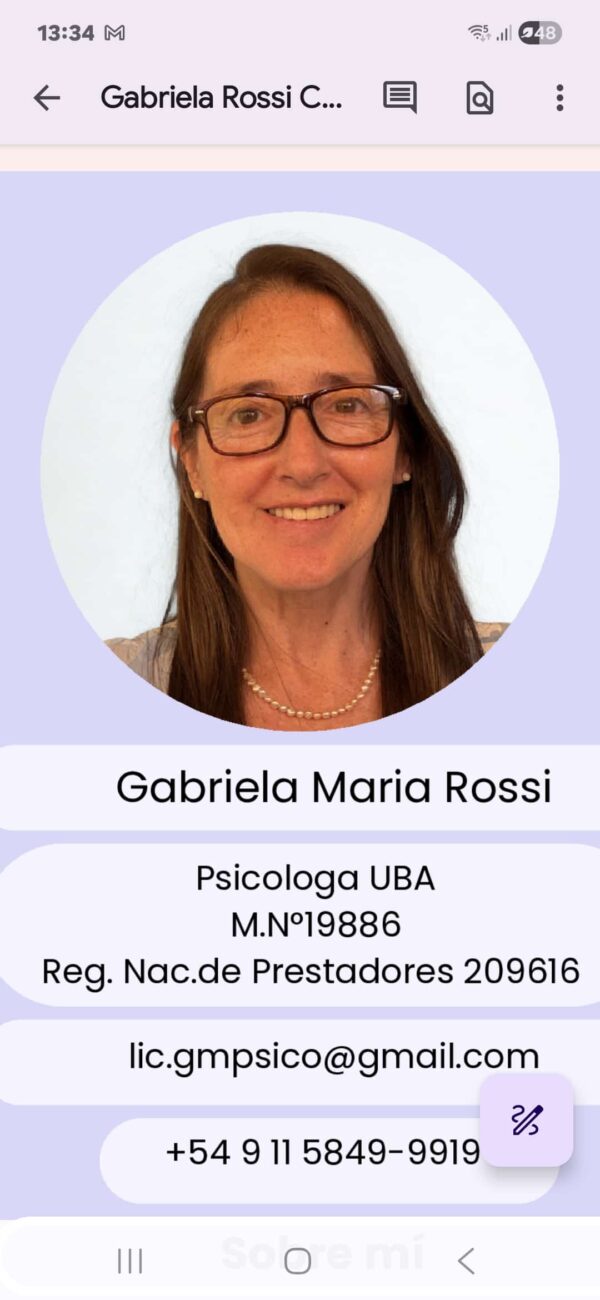 Lic. Gabriela Rossi