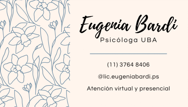 Psicólogo/a Eugenia Bardi