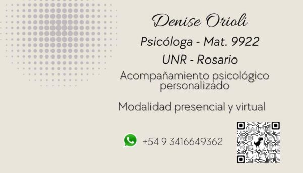Psicóloga Denise Orioli