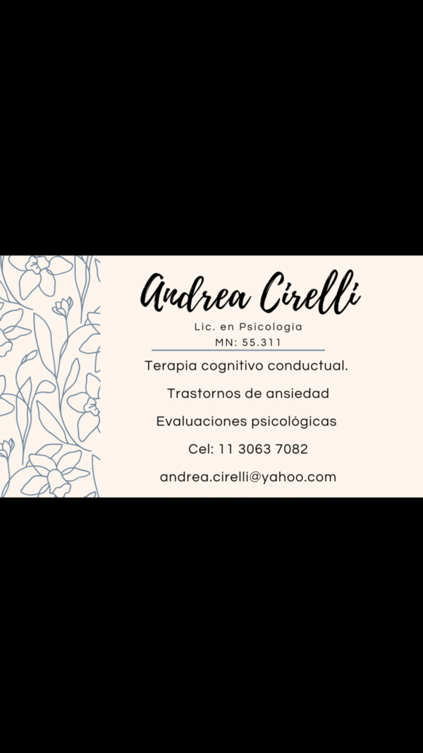 Psicólogo/a Andrea Cirelli