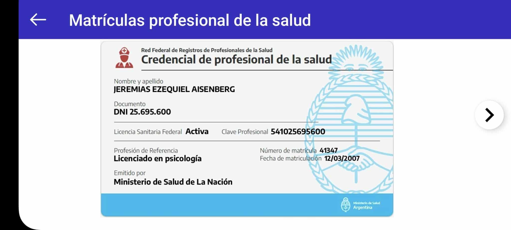 Lic.  Jeremias Aisenberg