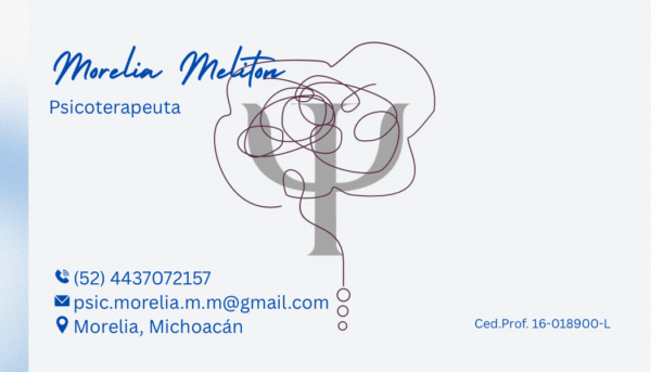Psicóloga Morelia Meliton Martínez
