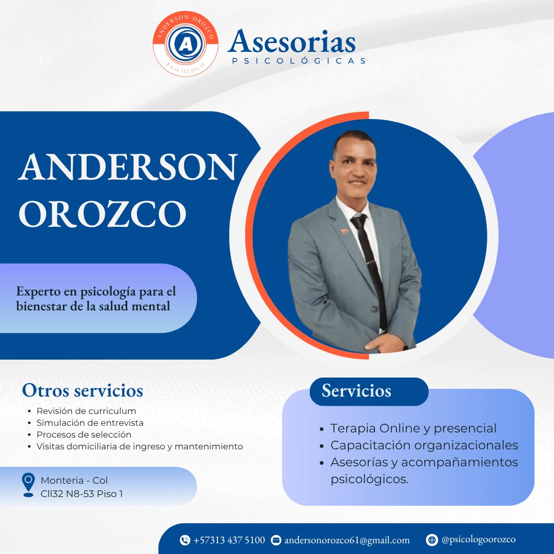 Psicólogo Anderson Orozco