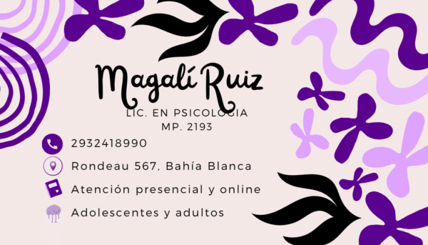 Psicólogo/a Magalí Ruiz