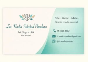 Psicóloga Nadia Panduro