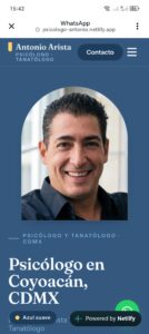Psicólogo Antonio Arista Vidal
