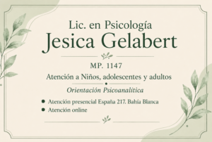 Psicóloga Jesica Natalia Gelabert