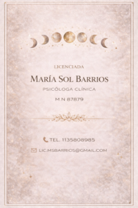 Psicóloga Sol Barrios