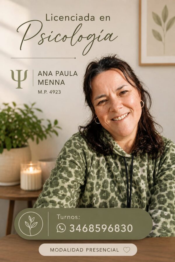Psicóloga Ana Paula Menna