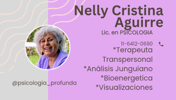 Psicóloga Nelly Cristina Aguirre