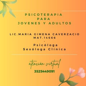 Psicóloga Lic Maria Gimena Caverzacio
