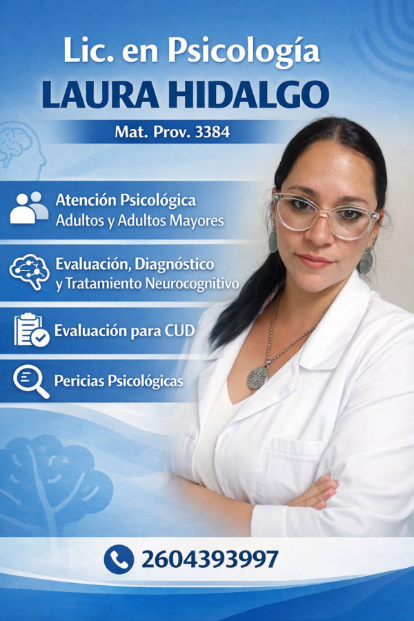 Psicóloga Laura Hidalgo