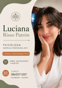 Psicóloga Luciana Risso Patrón