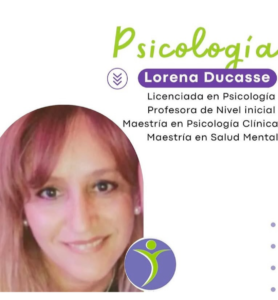 Psicóloga Lorena Ducasse